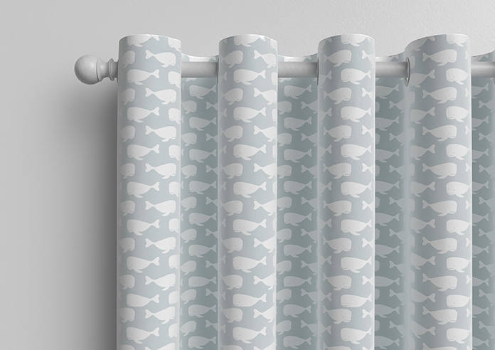 Whaling Around, Shell Grey - Made to Measure Curtains - Image 12